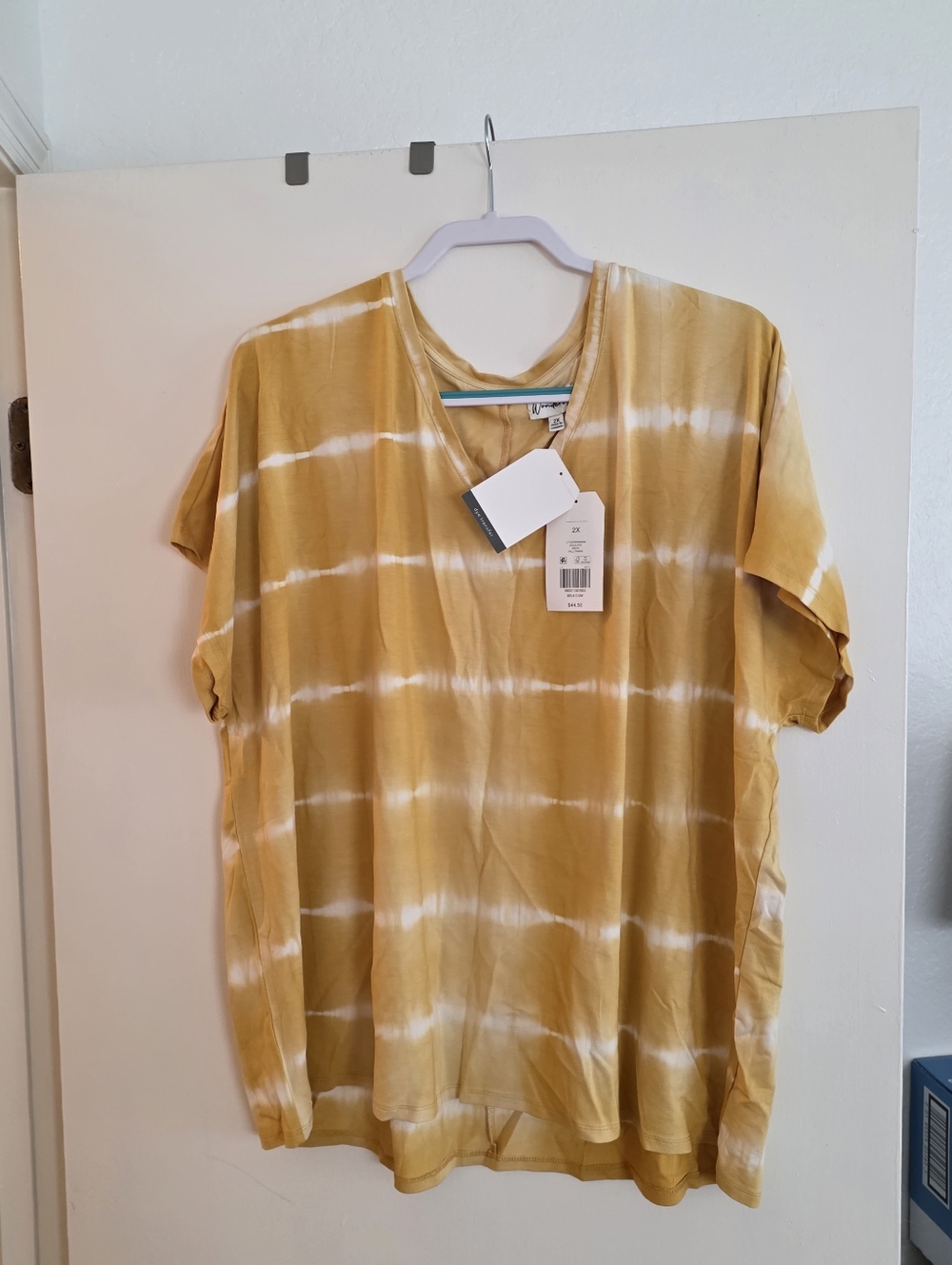 Plus-Size 2x Yellow Top • NEW w/Tags